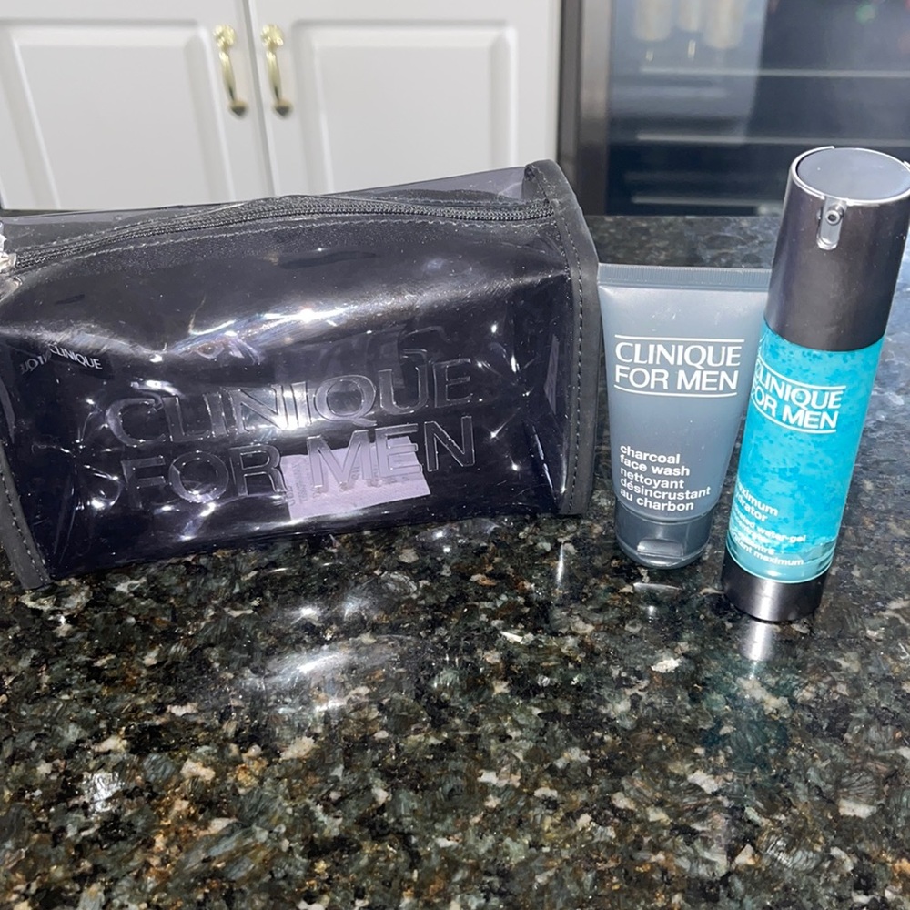 Men’s Clinique Face Wash and Hydrator